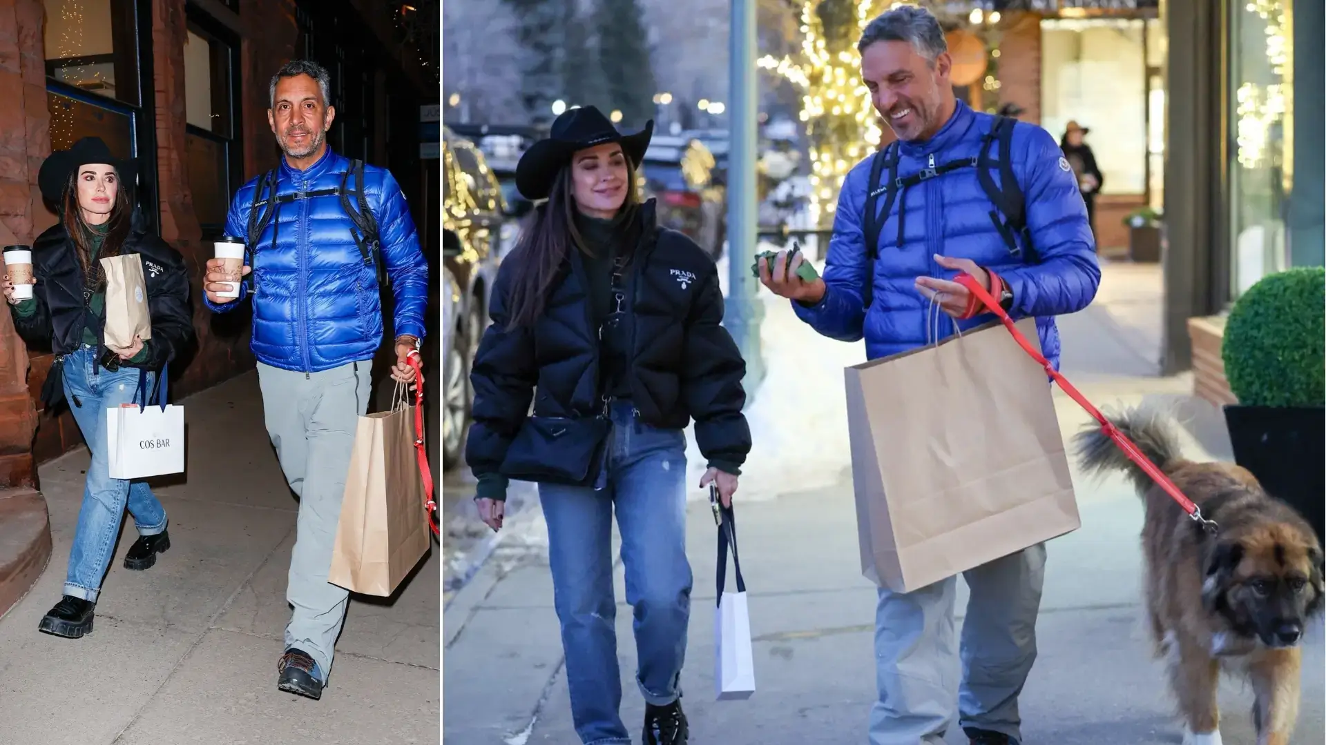 Kyle Richards and Mauricio Umansky together in Aspen