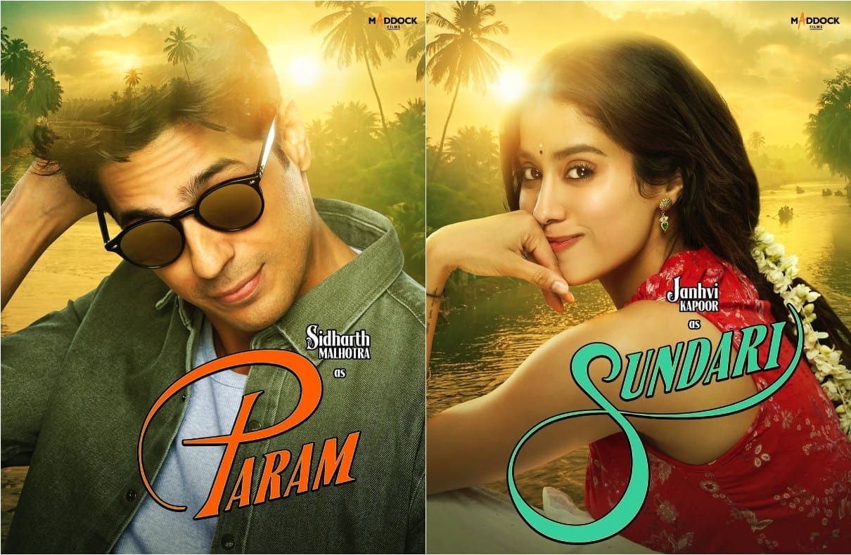 Sidharth Malhotra and Janhvi Kapoor Shine in 'Param Sundari'