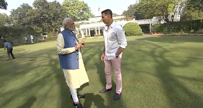 Akshay Kumar Motivates Fans to Stay Active, Endorses PM Modi’s Health Tips