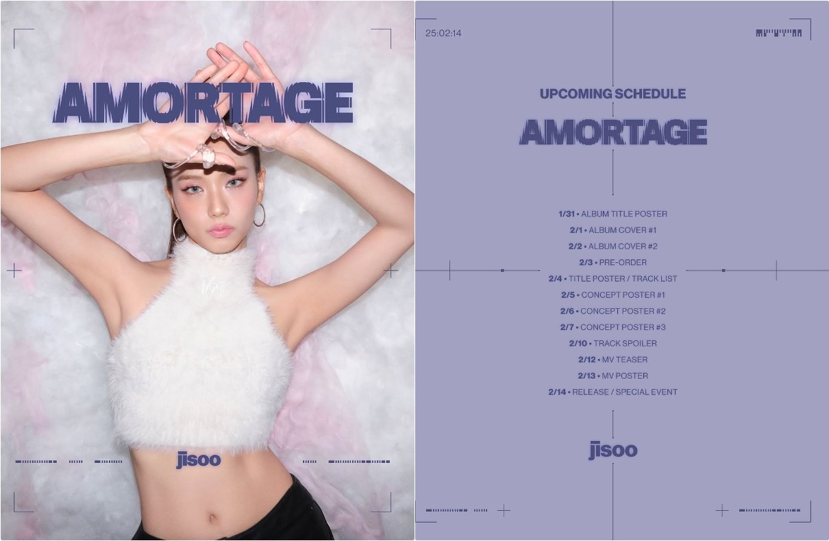 Blackpink’s Jisoo Unveils Amortage Title Poster, Fans Can’t Get Over Her Stunning Abs