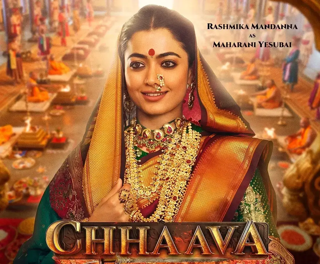 Rashmika Mandanna in Chhaava poster