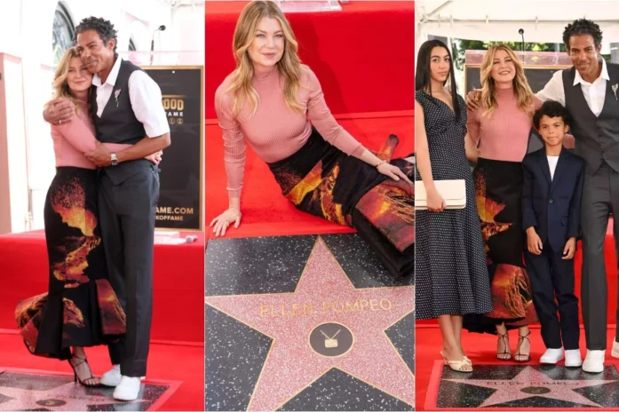 Ellen Pompeo Gets Her Star On The Hollywood Walk Of Fame Ellen Pompeo Gets Her Star On The Hollywood Walk Of Fame