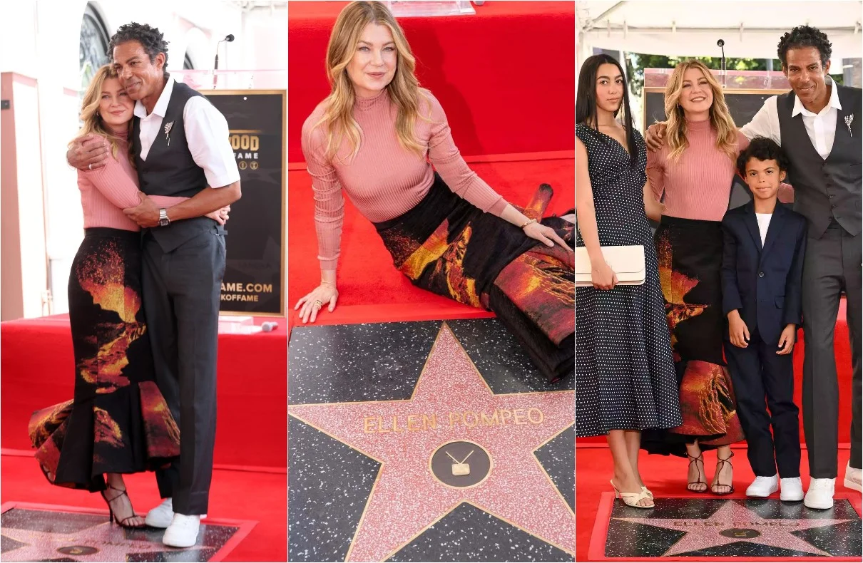 Ellen Pompeo Gets Her Star On The Hollywood Walk Of Fame