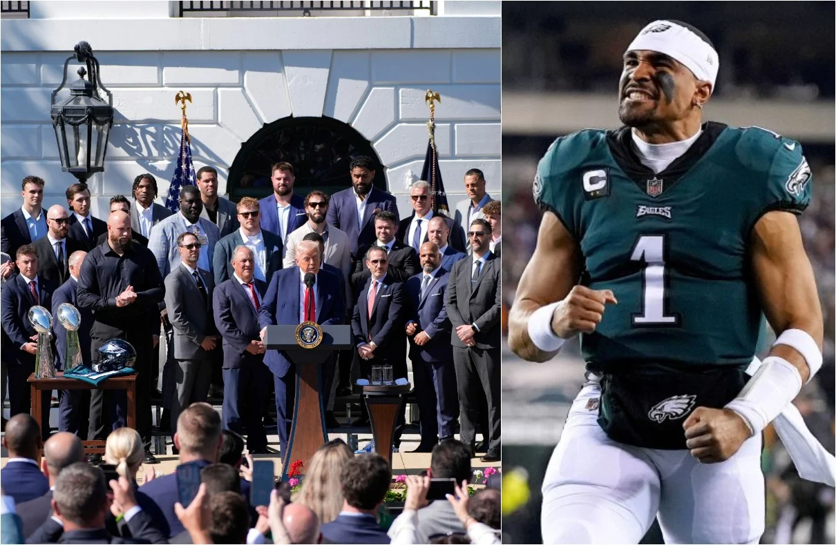 Jalen Hurts Skips White House Visit—trump Hosts Eagles Without Star Qb