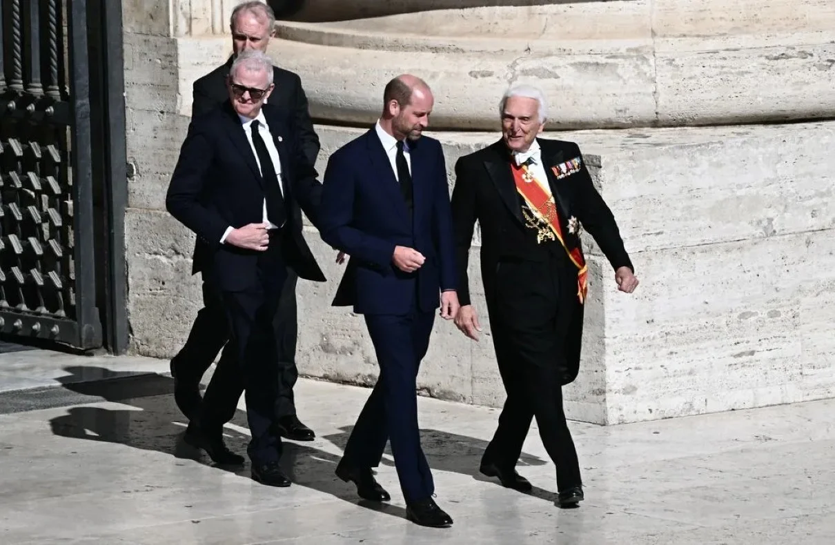 Prince William Arrive At Vatican Ceremony With World Leaders In Tribute Of Pope Francis