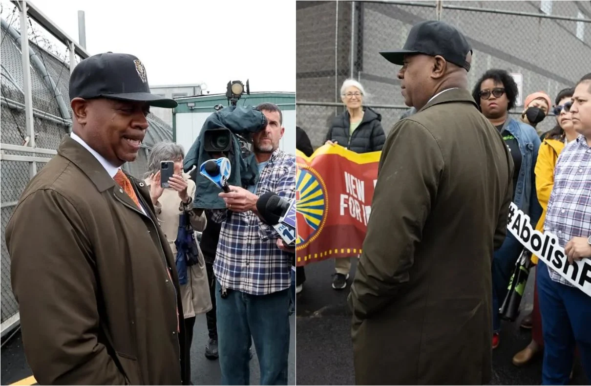 Newark Mayor Ras Baraka Arrested During Ice Detention Center Protest In New Jersey